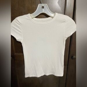 Girls Art Class white ribbed tee size medium